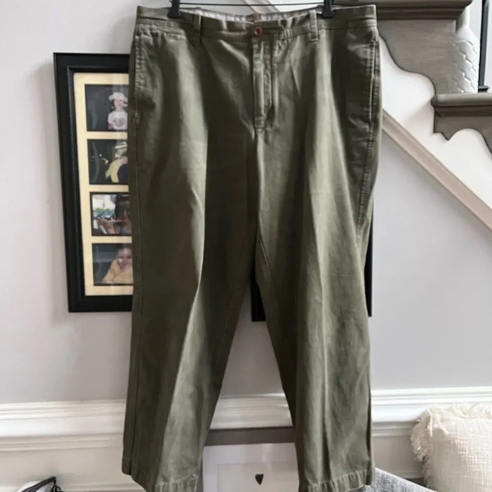 Timberland Muted Olive Soft Khaki Pants sz 40/30